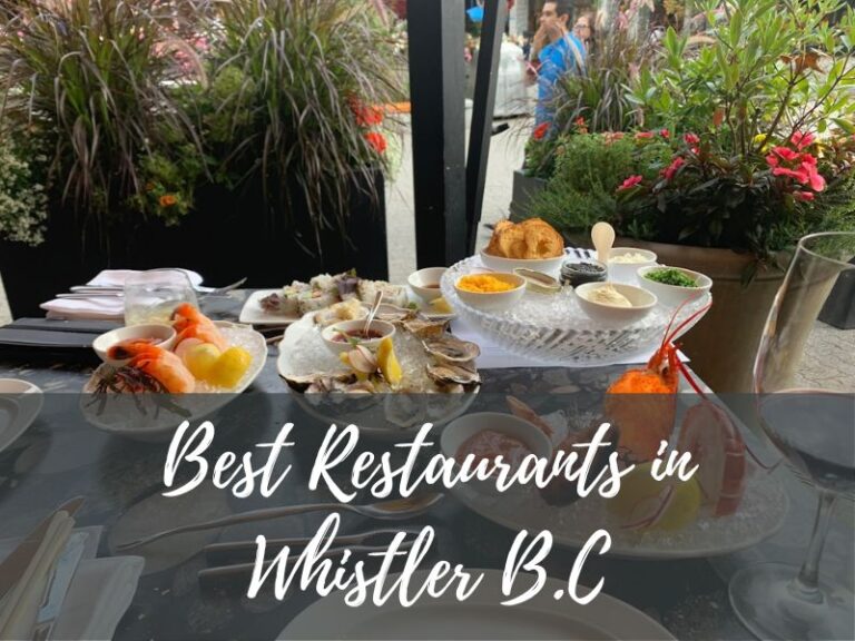Top 7 Best Restaurants in Whistler B.C.